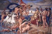 William Dyce Neptune Resigning to Britannia the Empire of the sea USA oil painting artist
